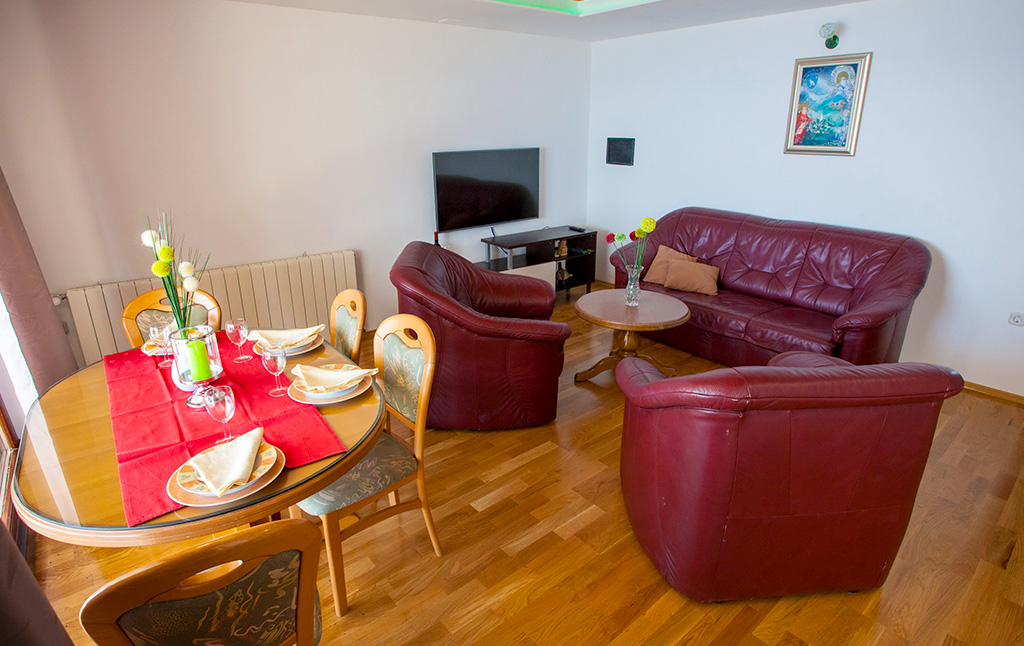 Villa Babin Ranc apartment terrace and sea atmosphere